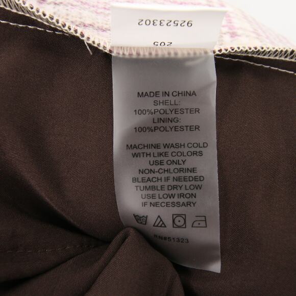 Vince Camuto Pants Tan Brown Tones Plaid Pleated Wide Leg Pants Size 18W - Picture 13 of 14